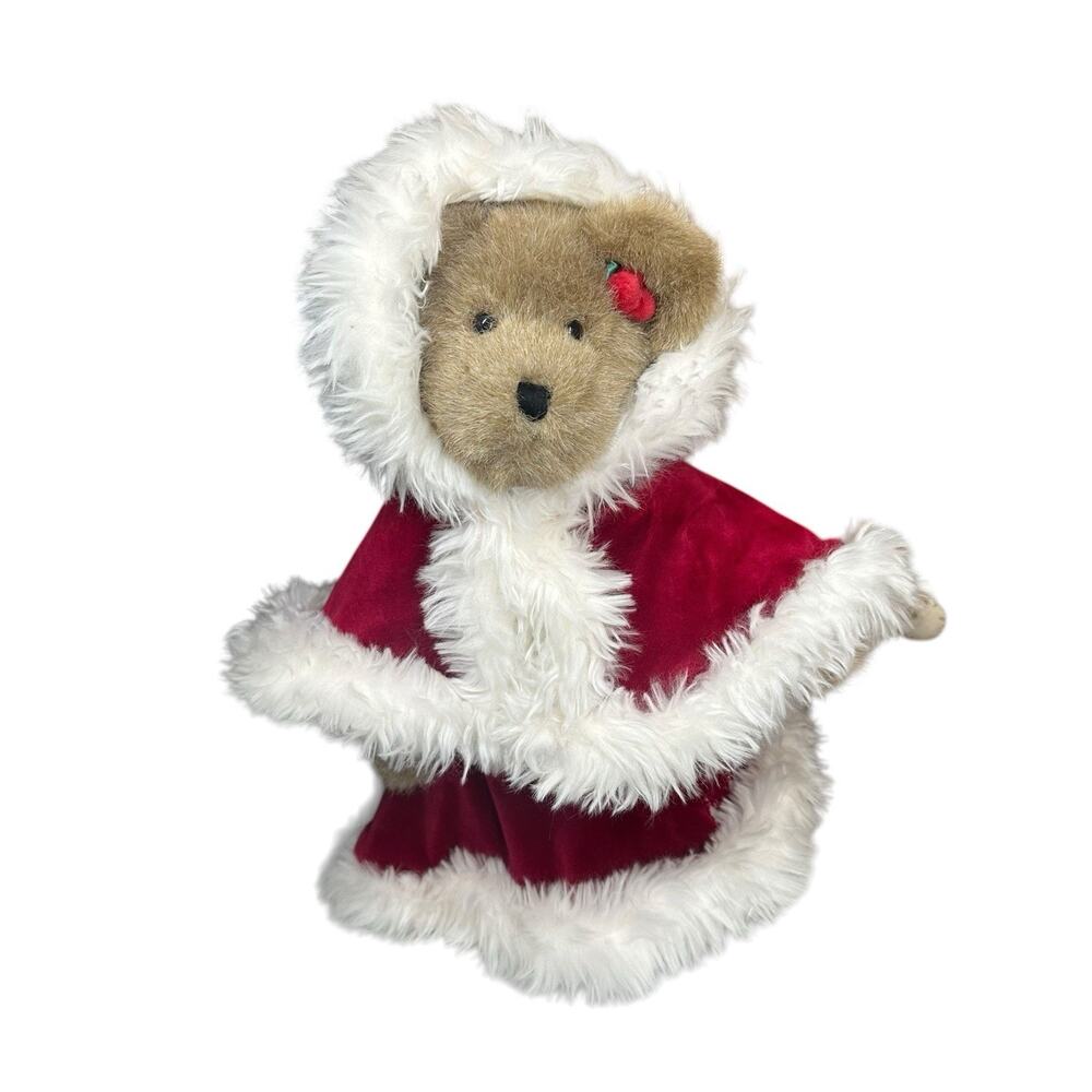 Vtg Boyds Bears TJs Best Dressed Mrs Kringlebeary Santa 904060 Christmas 14.5"